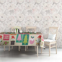 Cute Yule Lads Christmas Tablecloth Icelandic Jolasveinar Hippie Style - Wonder Print Shop