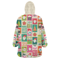 Cute Yule Lads Christmas Wearable Blanket Hoodie Icelandic Jolasveinar Hippie Style - Wonder Print Shop