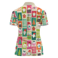 Cute Yule Lads Christmas Women Polo Shirt Icelandic Jolasveinar Hippie Style - Wonder Print Shop