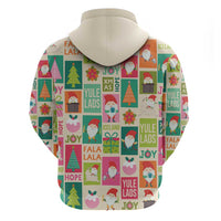 Cute Yule Lads Christmas Zip Hoodie Icelandic Jolasveinar Hippie Style - Wonder Print Shop