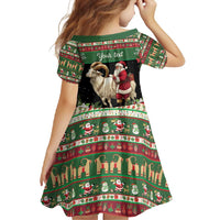 Yule Goat Personalized Family Matching Long Sleeve Bodycon Dress and Hawaiian Shirt Scandanavian Mythology LT9 - Wonder Print Shop