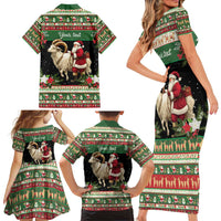 Yule Goat Personalized Family Matching Short Sleeve Bodycon Dress and Hawaiian Shirt Scandanavian Mythology - Wonder Print Shop