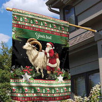 Yule Goat Personalized Garden Flag Scandanavian Mythology - Wonder Print Shop