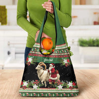 Yule Goat Personalized Grocery Bag Scandanavian Mythology
