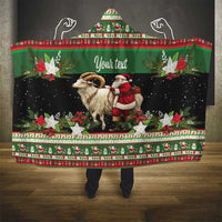 Yule Goat Personalized Hooded Blanket Scandanavian Mythology