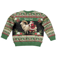 Yule Goat Personalized Kid Ugly Christmas Sweater Scandanavian Mythology - Wonder Print Shop