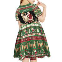Yule Goat Personalized Kid Short Sleeve Dress Scandanavian Mythology - Wonder Print Shop