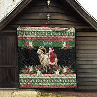 Yule Goat Personalized Quilt Scandanavian Mythology - Wonder Print Shop