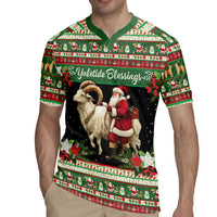 Yule Goat Personalized Rugby Jersey Scandanavian Mythology - Wonder Print Shop