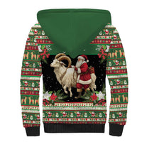 Yule Goat Personalized Sherpa Hoodie Scandanavian Mythology - Wonder Print Shop