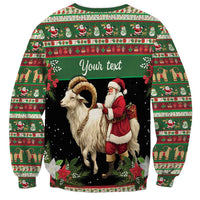 Yule Goat Personalized Sweatshirt Scandanavian Mythology - Wonder Print Shop