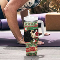 Yule Goat Personalized Tumbler With Handle Scandanavian Mythology - Wonder Print Shop