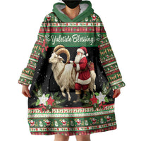 Yule Goat Personalized Wearable Blanket Hoodie Scandanavian Mythology - Wonder Print Shop
