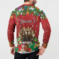 Yule Lads Personalized Button Sweatshirt Legend Icelands Jolasveinar LT9 - Wonder Print Shop