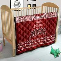 Toa Samoa Christmas Quilt Samoa Siva Tau Manuia Le Kerisimasi Red Vibe - Wonder Print Shop