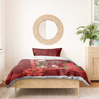 Funny Moo Deng Christmas Bedding Set LT9 - Wonder Print Shop