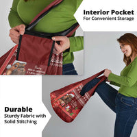 Funny Moo Deng Christmas Grocery Bag