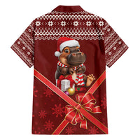 Funny Moo Deng Christmas Hawaiian Shirt - Wonder Print Shop