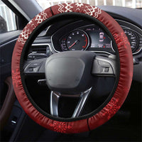 Funny Moo Deng Christmas Steering Wheel Cover - Wonder Print Shop
