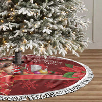 Funny Moo Deng Christmas Tree Skirt - Wonder Print Shop