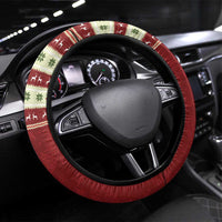 Moo Deng Moo-Ry Christmas Steering Wheel Cover Santa Baby Pygmy Hippo - Wonder Print Shop