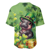 Leprechaun Moo Deng St Patricks Day Baseball Jersey LT9 - Wonder Print Shop