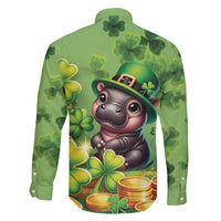 Leprechaun Moo Deng St Patricks Day Family Matching Summer Maxi Dress and Hawaiian Shirt - Wonder Print Shop