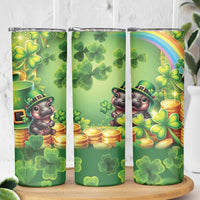 Leprechaun Moo Deng St Patricks Day Skinny Tumbler - Wonder Print Shop
