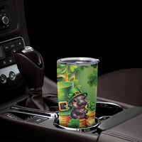 Leprechaun Moo Deng St Patricks Day Tumbler Cup - Wonder Print Shop