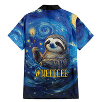 Sloth Life Is The Best Life Family Matching Mermaid Dress and Hawaiian Shirt with Starry Night Sky LT9 - Wonder Print Shop