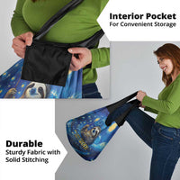 Sloth Life Is The Best Life Grocery Bag with Starry Night Sky