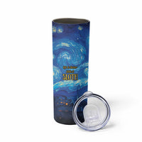 Sloth Life Is The Best Life Skinny Tumbler with Starry Night Sky - Wonder Print Shop