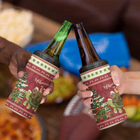 Sloth And Snail Riding A Turtle Wheeee 4 in 1 Can Cooler Tumbler Slow Down It's Christmas LT9 - Wonder Print Shop