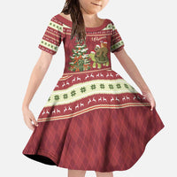 Sloth And Snail Riding A Turtle Wheeee Family Matching Off Shoulder Maxi Dress and Hawaiian Shirt Slow Down It's Christmas LT9 - Wonder Print Shop