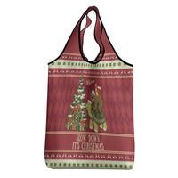 Sloth And Snail Riding A Turtle Wheeee Grocery Bag Slow Down It's Christmas