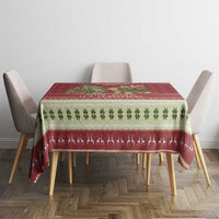 Sloth And Snail Riding A Turtle Wheeee Tablecloth Slow Down It's Christmas - Wonder Print Shop