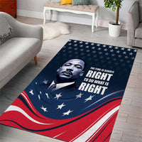 Honor of MLK Day Area Rug The Time Is Always Right To Do What Is Right LT9 - Wonder Print Shop