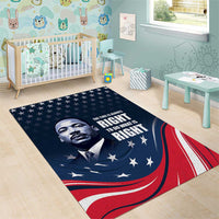 Honor of MLK Day Area Rug The Time Is Always Right To Do What Is Right LT9 - Wonder Print Shop
