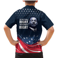Honor of MLK Day Family Matching Mermaid Dress and Hawaiian Shirt The Time Is Always Right To Do What Is Right LT9 - Wonder Print Shop