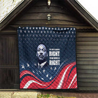Honor of MLK Day Quilt The Time Is Always Right To Do What Is Right - Wonder Print Shop