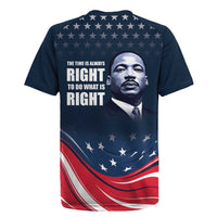 Honor of MLK Day Rugby Jersey The Time Is Always Right To Do What Is Right - Wonder Print Shop