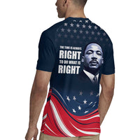 Honor of MLK Day Rugby Jersey The Time Is Always Right To Do What Is Right - Wonder Print Shop