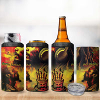 Happy Birthday King of Reggae 4 in 1 Can Cooler Tumbler LT9 - Wonder Print Shop