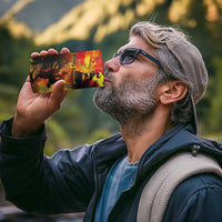 Happy Birthday King of Reggae 4 in 1 Can Cooler Tumbler LT9 - Wonder Print Shop