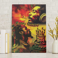 Happy Birthday King of Reggae Canvas Wall Art LT9 - Wonder Print Shop