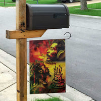 Happy Birthday King of Reggae Garden Flag - Wonder Print Shop