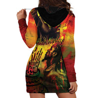 Happy Birthday King of Reggae Hoodie Dress - Wonder Print Shop