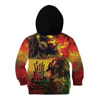 Happy Birthday King of Reggae Kid Hoodie - Wonder Print Shop