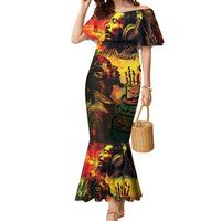 Happy Birthday King of Reggae Mermaid Dress - Wonder Print Shop