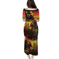 Happy Birthday King of Reggae Puletasi - Wonder Print Shop